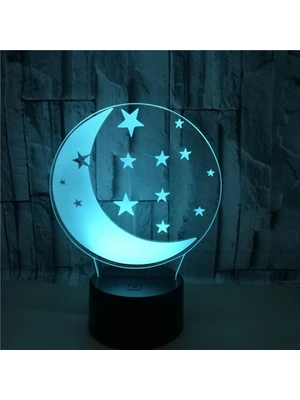 3D Gece Lambası
